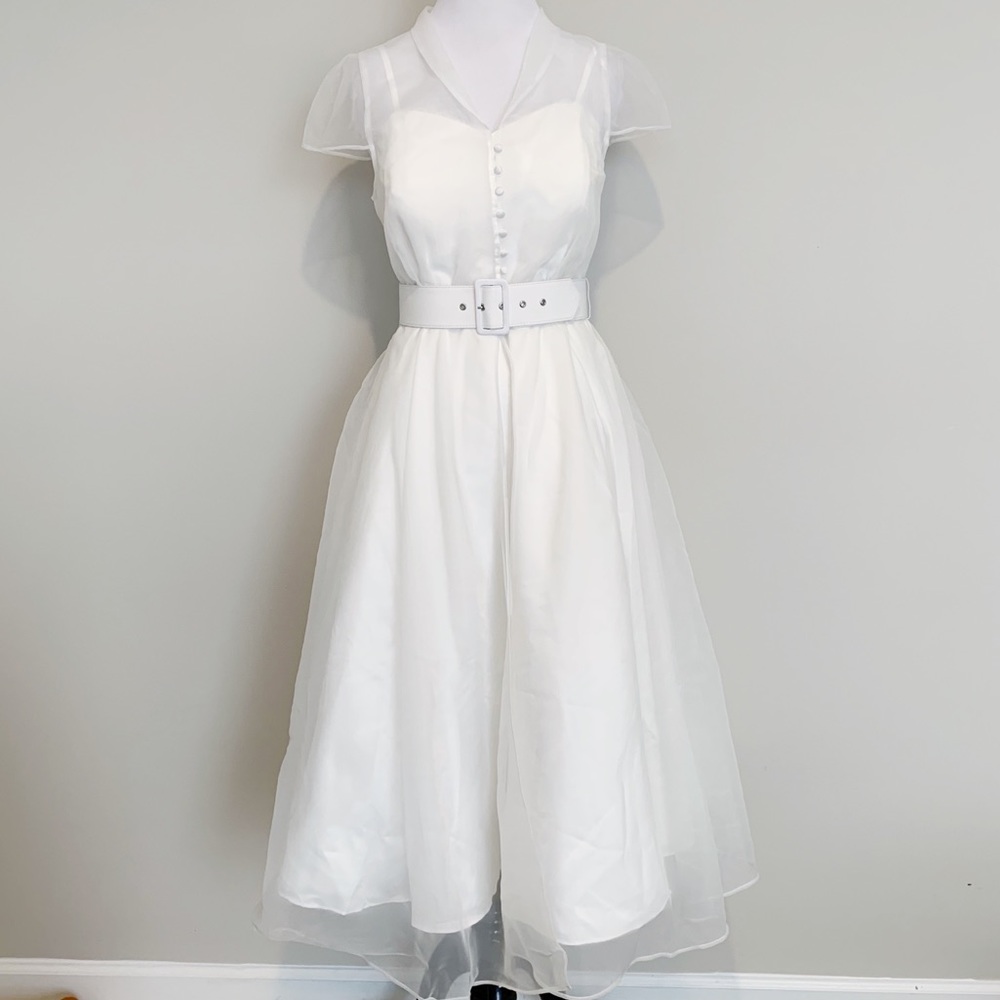 Modcloth Fantasy Fulfilled Fit & Flare Midi Dress - Picture 3 of 8